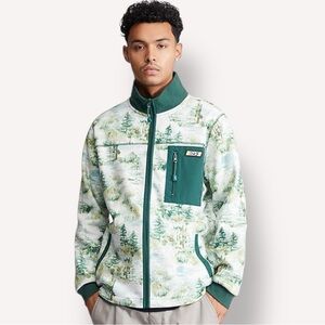 Pacsun Scenic Polar Full Zip Sweater Men’s Fleece Jacket Medium NEW